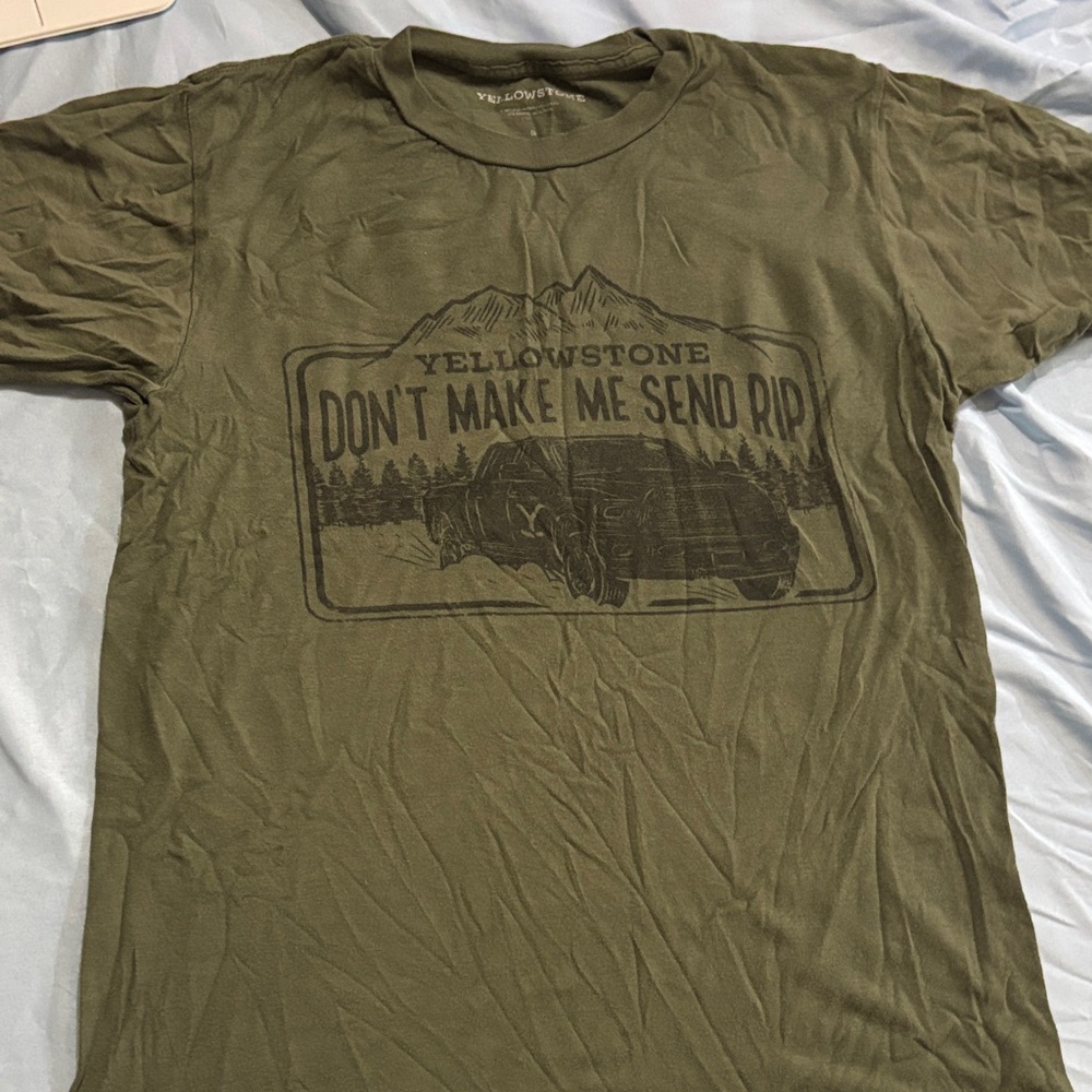 Yellowstone Olive Graphic Tee